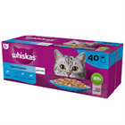 WHISKAS ALUTASAKOS MACSKAELEDEL 40X85G HALAS VÁLOGATÁS (1)
