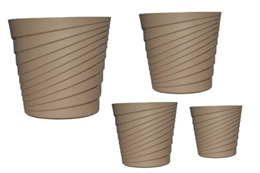 E. VIRÁGCSERÉP SWING 18CM MOKKA (12)