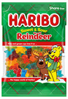 HARIBO GUMICUKOR 160G SWEET AND SOUR REINDEERS (36)