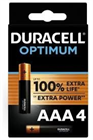 DURACELL OPTIMUM ELEM 4DB AAA MIKRO (8)