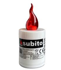 TEMETŐI MÉCSES LED SUBITO S1 1DB PIROS (16)