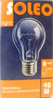 SOLEO NORMÁL IZZÓ 40W RÁZÁSÁLLÓ E27