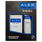 ALEX AJÁNDÉKCSOMAG FÉRFI AFTER SHAVE 100ML+BOROTVAHAB 200ML COOL (6)