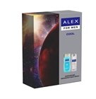 ALEX AJÁNDÉKCSOMAG FÉRFI DEO 150ML+TUSFÜRDŐ 250ML COOL (6)
