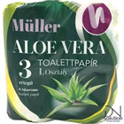 MÜLLER TOALETTPAPÍR 4TEK. 3RTG. ALOE VERA (14)