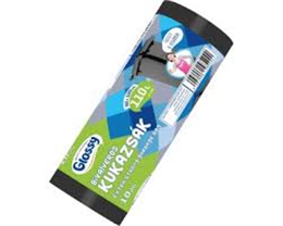 GLOSSY KUKAZSÁK BIVALYERŐS 110L 10DB/ROLL (15)