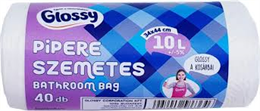 GLOSSY PIPERE SZEMETESZSÁK 10L 40DB/ROLL (30)