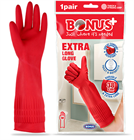 BONUS+ EXTRA HOSSZÚ GUMIKESZTYŰ ´M´ (b050) (50)