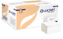 LUCART HAJTOGATOTT KÉZTÖRLŐ EASY BEIGE V250 1RTG. 20x250LAP (1)