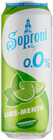 (DRS) SOPRONI DOB. ALKOHOLMENTES SÖR 500ML LIME-MENTA (24)
