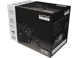 ENTAC KARÁCSONYI FÜZÉR 180LED 14M IP44 HIDEGFEHÉR (1)