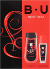 B.U. AJÁNDÉKCSOMAG PARFÜM SPRAY 75ML+TUSFÜRDŐ 250ML NŐI HEARTBEAT (6)