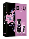 B.U. AJÁNDÉKCSOMAG PARFÜM SPRAY 75ML+TUSFÜRDŐ 250ML NŐI VIBE (6)