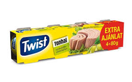 TWIST TONHALTÖRZS 4X80G OLÍVA OLAJBAN (20)