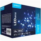 MODEE KARÁCSONYI LED FÜZÉR 20M 200LED PLASZTIK ADAPTERES HIDEG FÉNYŰ (C2005) (5)