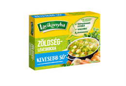 LACIKONYHA KOCKA 60G ZÖLDSÉGLEVES SÓCSÖKKENTETT (24)