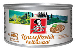 MAESTRO PIETRO KÉSZÉTEL KONZERV 400G LENCSEFŐZELÉK BAROMFIS LECSÓKOLBÁSSZAL (6)