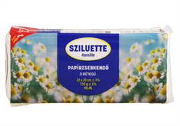 SZILUETTE PAPÍRZSEBKENDŐ 80DB 3RTG. KAMILLA (50)