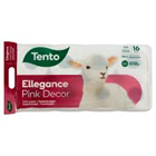 TENTO TOALETTPAPÍR ELLEGANCE 16TEK. 3RTG. PINK DECOR (4)