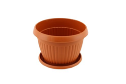 E. BELLA VIRÁGCSERÉP+ALÁTÉT 20CM (15)