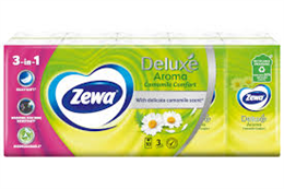 ZEWA DELUXE PAPÍRZSEBKENDŐ 10X10DB 3RTG. CHAMOMILE (24)