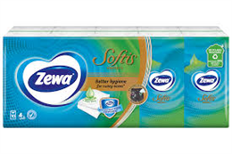 ZEWA SOFTIS PAPÍRZSEBKENDŐ 10X9DB 4RTG. PROTECT (18)