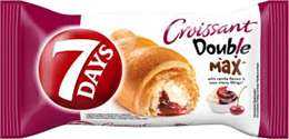7DAYS DOUBLE MAX CROISSANT 80G VANÍLIA-MEGGY (20)