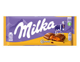 MILKA TÁBLÁS TEJCSOKOLÁDÉ 100G CARAMEL (18)