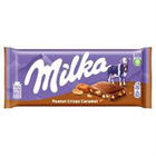 MILKA TÁBLÁS TEJCSOKOLÁDÉ 90G PEANUT CRIPS (20)