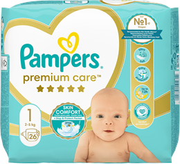 PAMPERS PELENKA PREMIUM CARE SP S1 26DB 2-5kg (4)