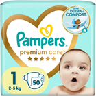 PAMPERS PELENKA PREMIUM CARE VPM S1 50DB 2-5kg (2)