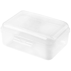 H. UZSONNÁS DOBOZ MŰANYAG 'XL' 18,5x14x8CM (1706) (12)