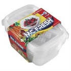 H. ÉTELTÁROLÓ MŰANYAG MC.FRESH 3DB 1,2L 19,8x14,2x7,7CM (1809) (6)