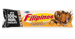 FILIPINOS KEKSZ 120G TEJCSOKOLÁDÉ SPEKULATTIUS (12)