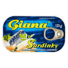 GIANA SZARDINELLA 125G FOKHAGYMÁVAL OLAJBAN (50)