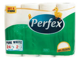 PERFEX TOALETTPAPÍR 24TEK.2RTG. (ZÖLD) (6)