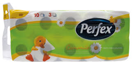 PERFEX TOALETTPAPÍR 10TEK.3RTG. KAMILLA (8)