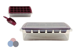 E. JÉGKOCKAKÉSZÍTŐ MŰANYAG TÁROLÓVAL ÉS KISZEDŐVEL (BG-494) (12)