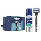 GILLETTE AJÁNDÉKCSOMAG MACH3 BOROTVA+2DB PÓTFEJ+BOROTVAGÉL 200ML UTAZÓTÁSKÁBAN (6)